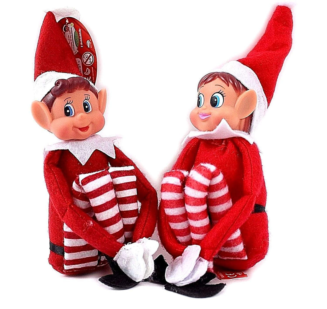 GLOW Wholesale Elfie (Junge) und Elvie (Mädchen) Set lustige und verspielte Elfen verhalten Sich sch