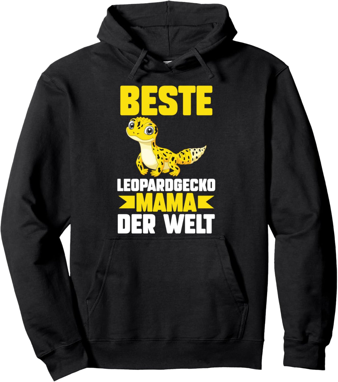 Beste Leopardgecko Mama Pullover Hoodie