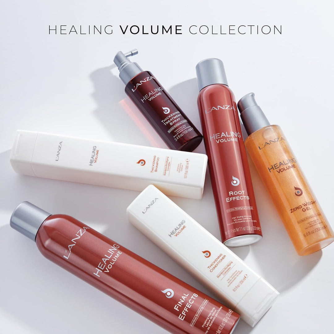 L'ANZA Heilungsvolumen Verdickendes Shampoo (300 ml), Verleiht Feinem und Plattem Haar Glanz, Volume