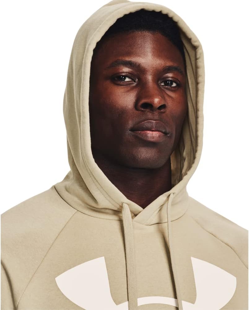 Under Armour Herren Rival Fleece Logo Hoodie Kapuzenpullover M Braun, M Braun