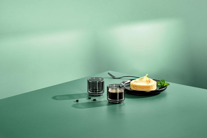 AdHoc Impact Espressotassen Set ohne Henkel 45 ml, doppelwandig