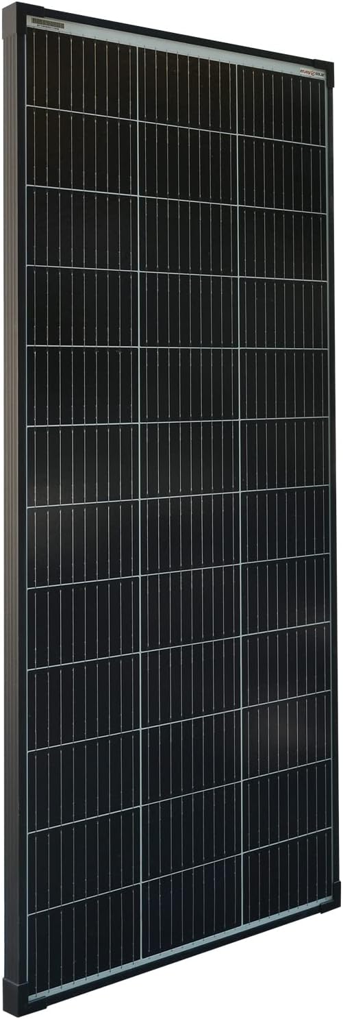 enjoy solar® 200W 12V Monokristallines Solarmodul, PERC 9BB - Solarpanel ideal für Wohnmobil, Balkon