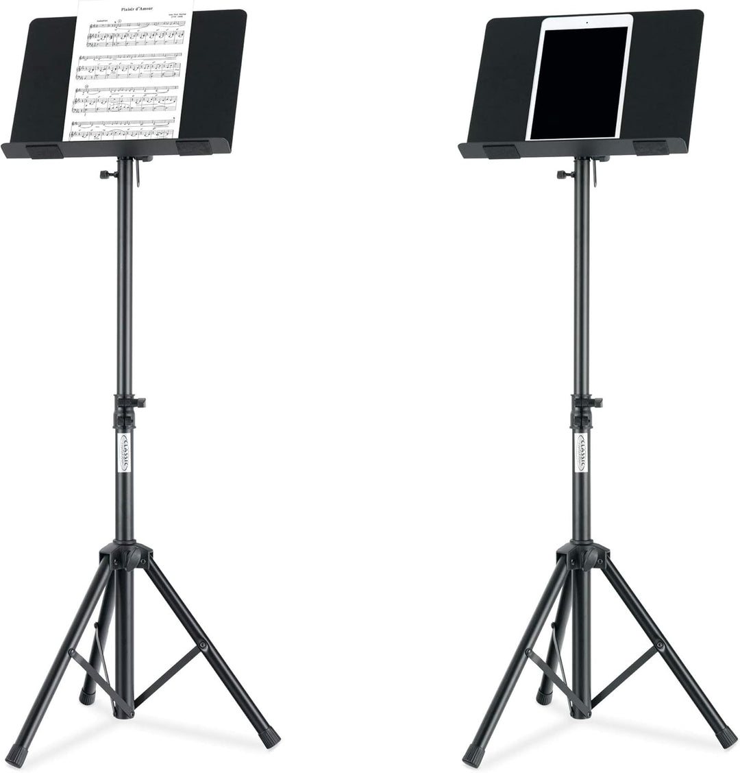 Classic Cantabile OST-350 2-in-1 Notenpult - als Notenständer und als Tischpult oder Buchständer ver