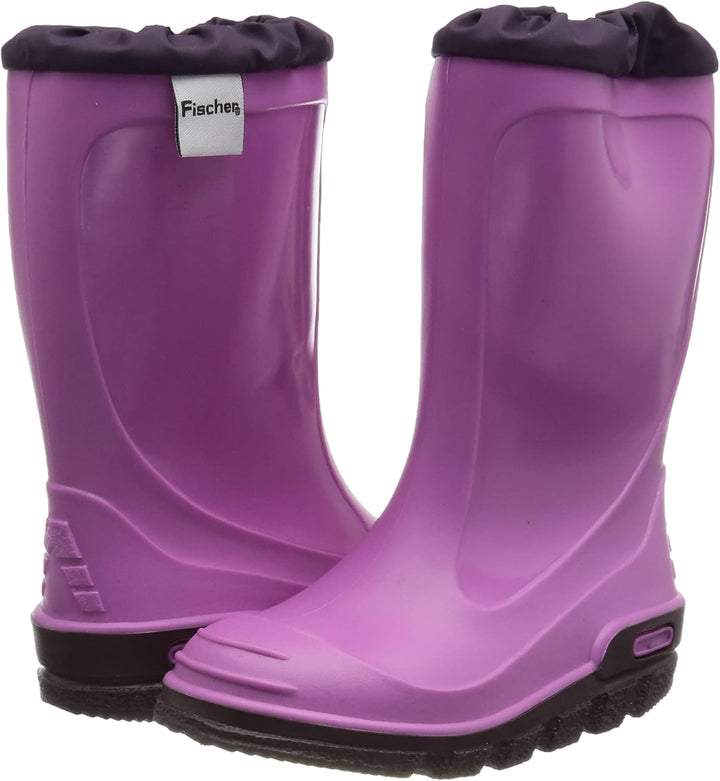 Fischer Unisex Kinder Fille Gummistiefel, Heide