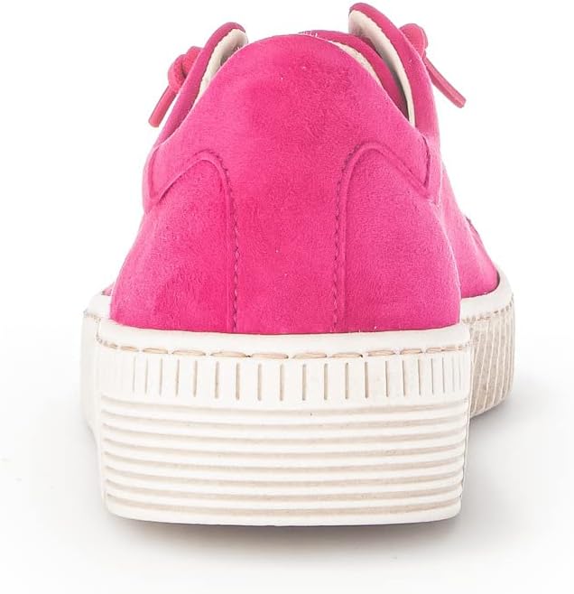 Gabor Damen Low-Top Sneaker, Frauen Halbschuhe,Wechselfussbett 35.5 EU Pink 10, 35.5 EU Pink 10