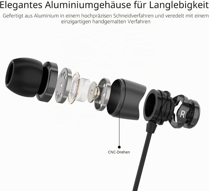 SoundMAGIC E11 High-Fidelity In-Ear Headphones with Soundproof Noise Reduction, Headset Schwarz, Sch