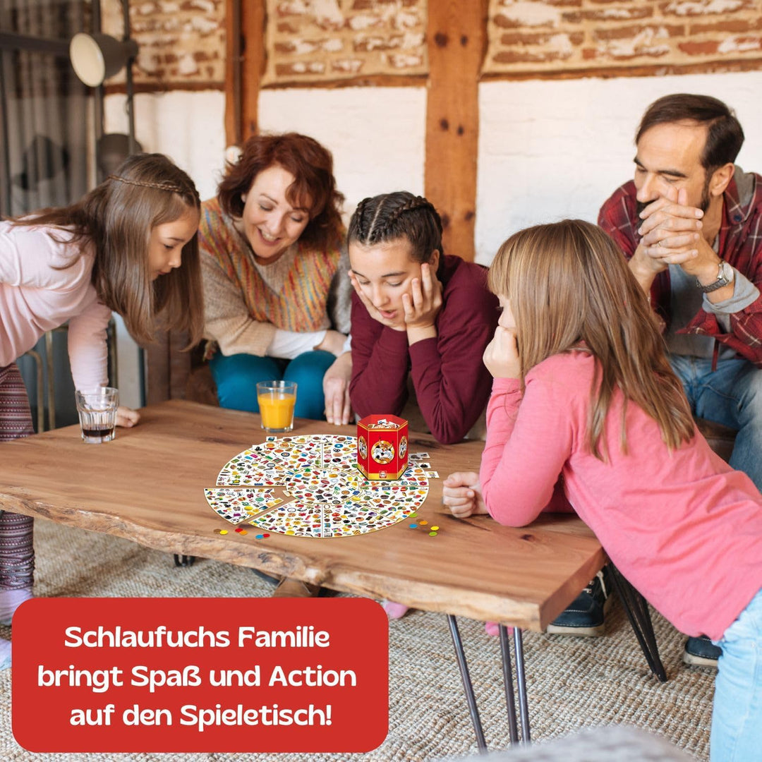Educa - Spiel Schlaufuchs Familie | Kinderspiel | Kartenspiel | Spass für die ganze Familie | Kinder