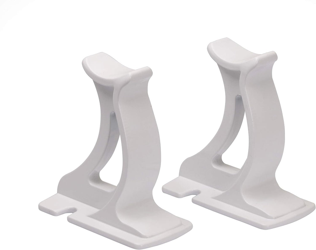 Universal-Stützfüsse für Heizkörper, 100 mm hoch Weiss, Weiss