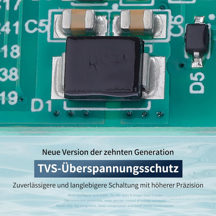 BMS 17S 61,2V 50A Lithium-PCB-Schutzplatine mit Balancerleitung und NTC, gemeinsamem Anschluss, zehn