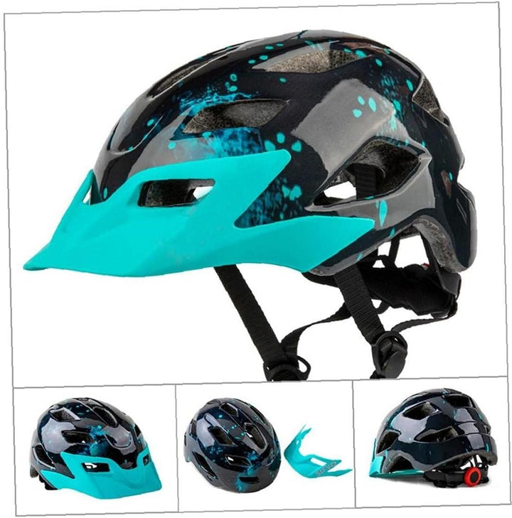 Kinder Fahrradhelm, Jugend Roller Skatesturzhelm, einstellbare Fahrradhelme Sporthelme Radfahren Rol