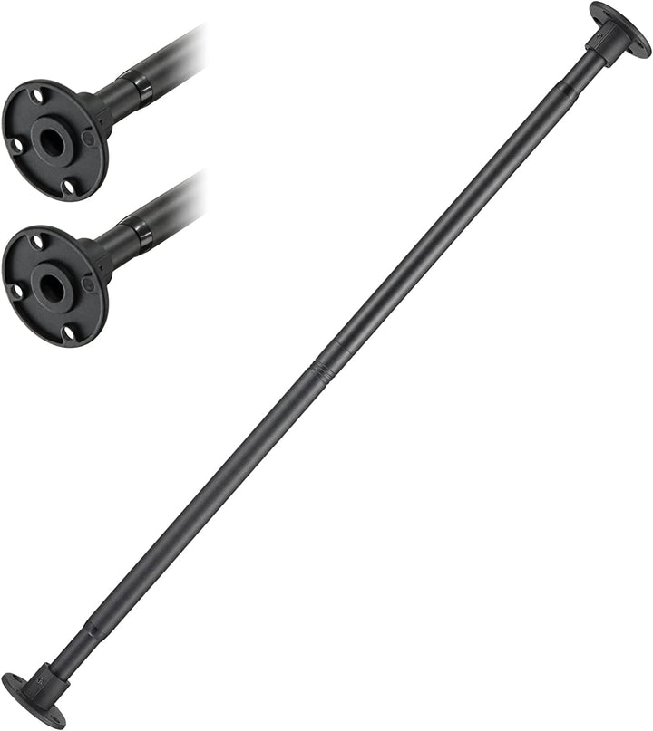 Duschvorhangstange im Eisen Teleskopstange Industrieller Stil, 74-236 cm Spring Duschvorhangstange A