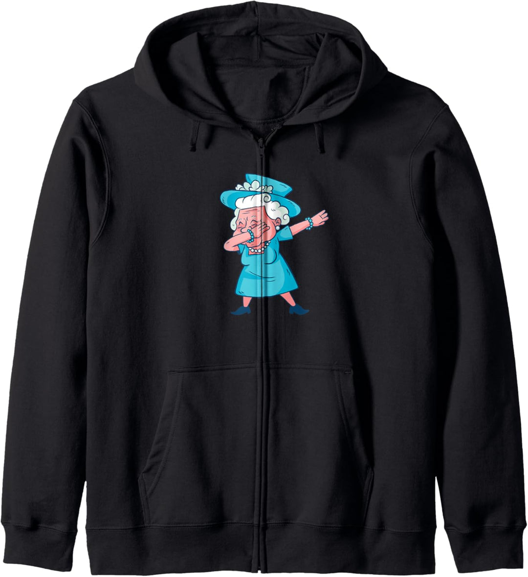 Queen Elizabeth II Dabs Dab Funny Meme Dabbing Gift Hat Kapuzenjacke