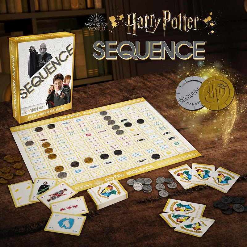 Sequence Harry Potter - Ein Brettspiel Für Kinder und Erwachsene Ab 7 Jahren - Strategisches Kartens