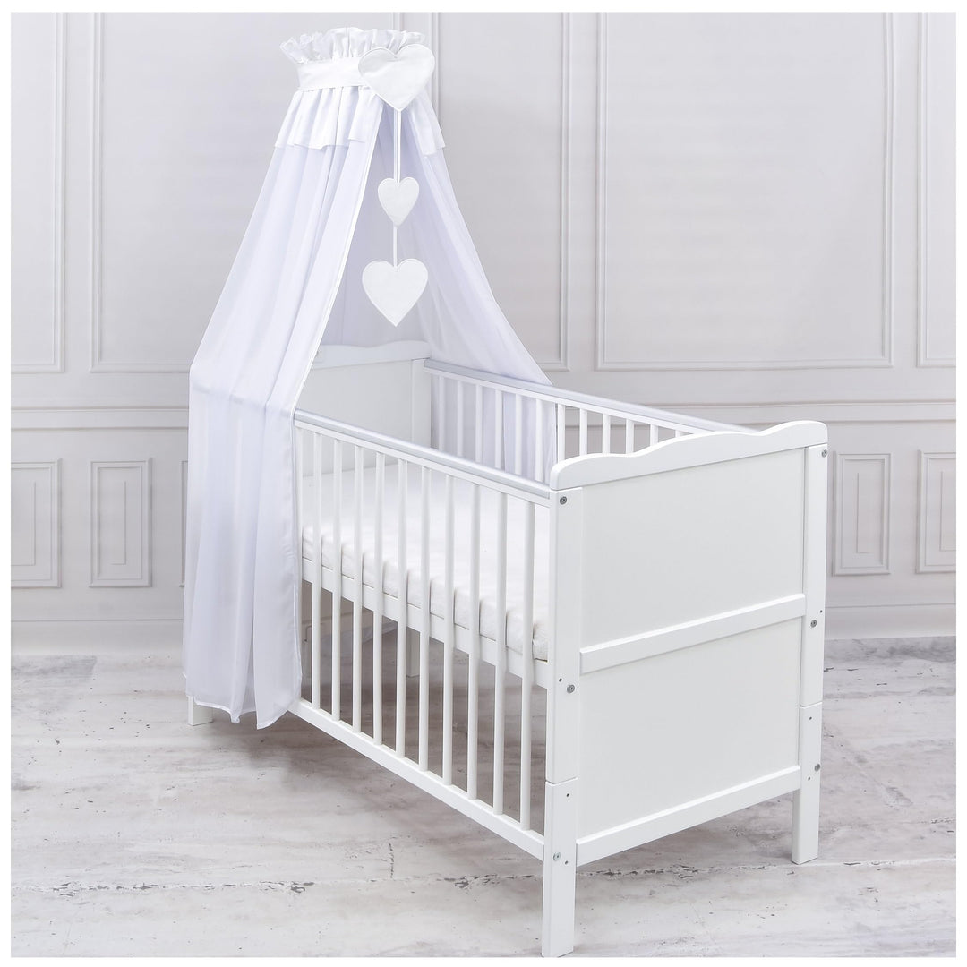 Generisch Baby Delux Babybett Himmel Betthimmel Chiffon Baldachin für Babybett Kinderbett Wiege Stub