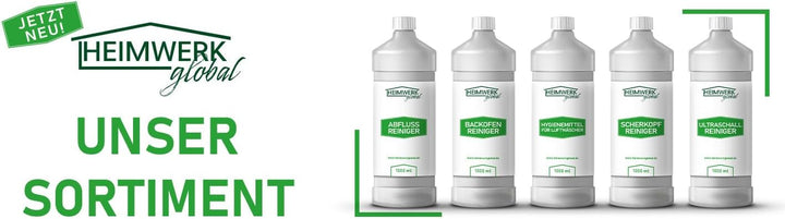 Heimwerkglobal Scherkopfreiniger 2x 1 Liter Nachfüllflüssigkeit für Reinigungskartuschen
