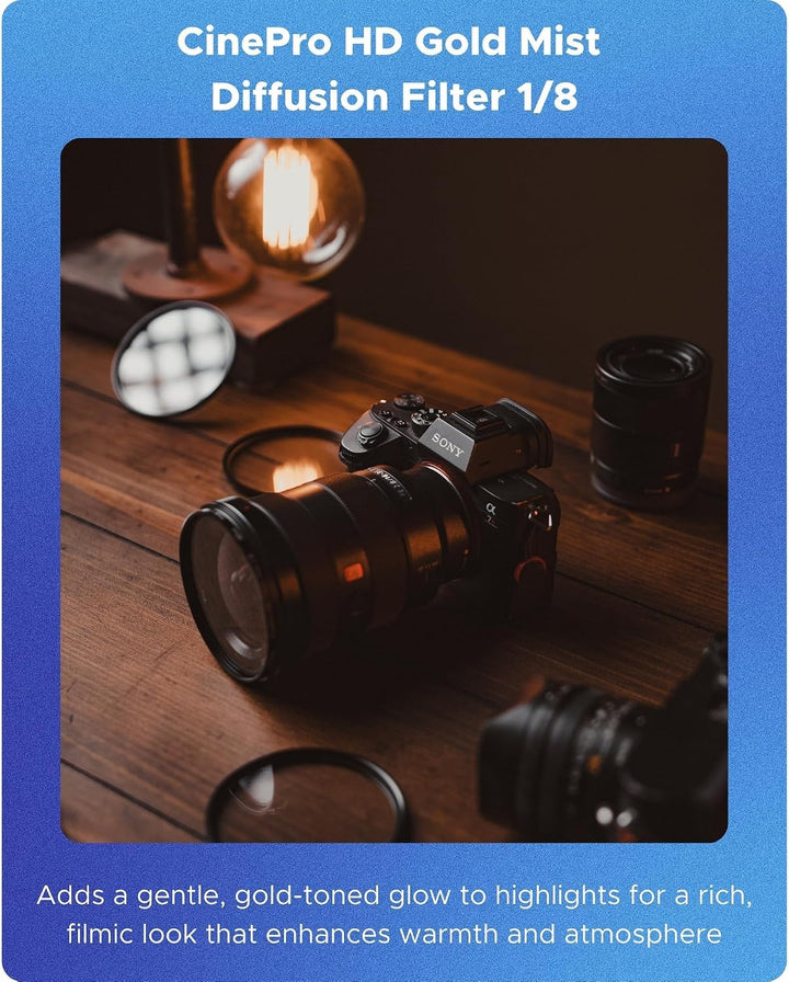 95S HOYA CineProHD GoldMist 1/8 95mm 1/8, 95mm 1/8