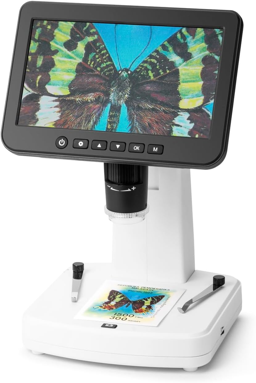 Smart DiProgress HOOKE Digitales Mikroskop 7 Zoll LCD 16 MPX mit LCD-Display HD