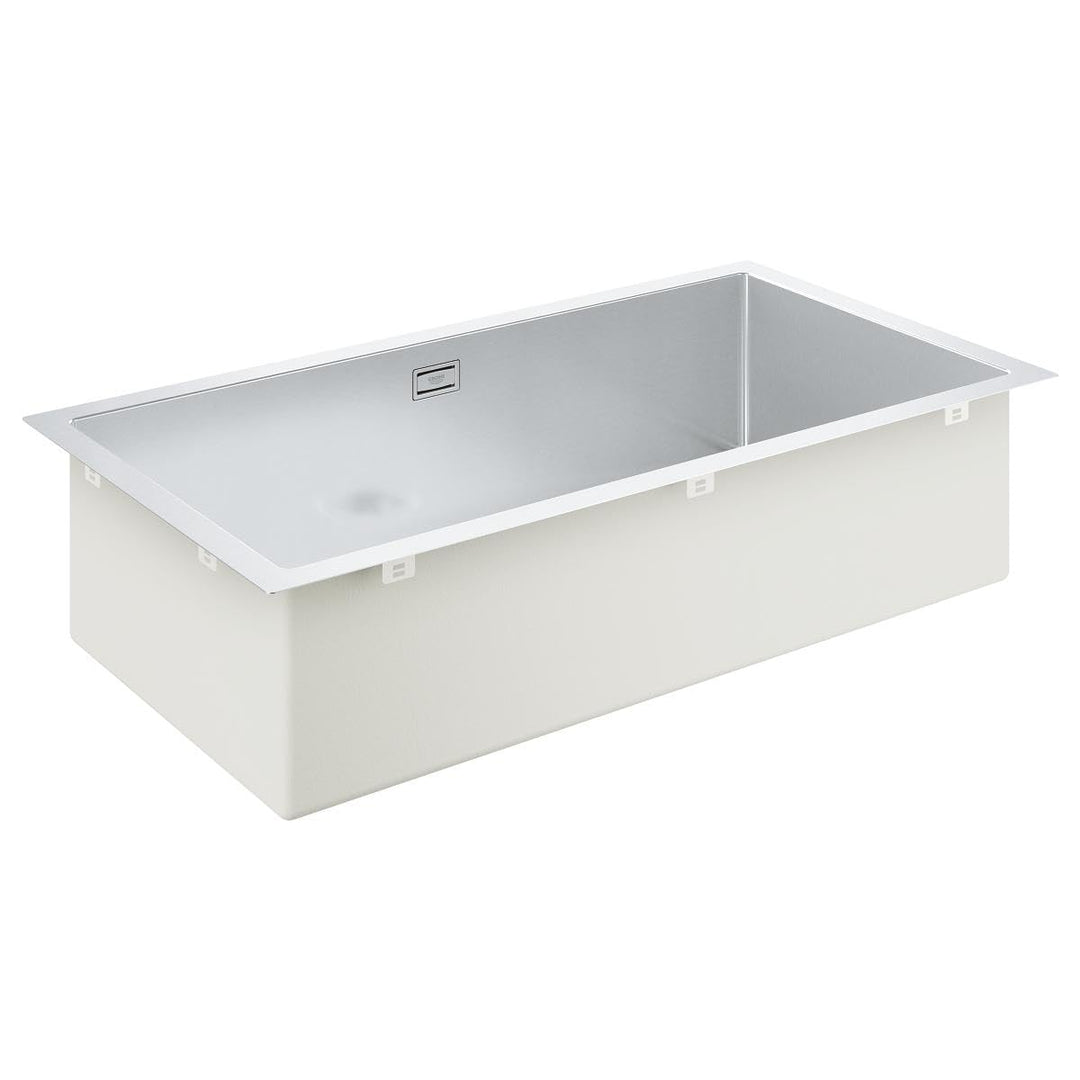 GROHE K700 | 1 Becken | Küchenspüle - Aufsatz- oder Unterputzmontage | Inklusive: Ablaufgarnitur, Si