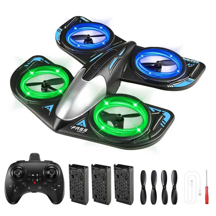 Mini Drohne,Schaumstoff RC Flugzeuge,RC Quadcopter mit LED-Licht, Drohne für Kinder,Quadrocopter mit