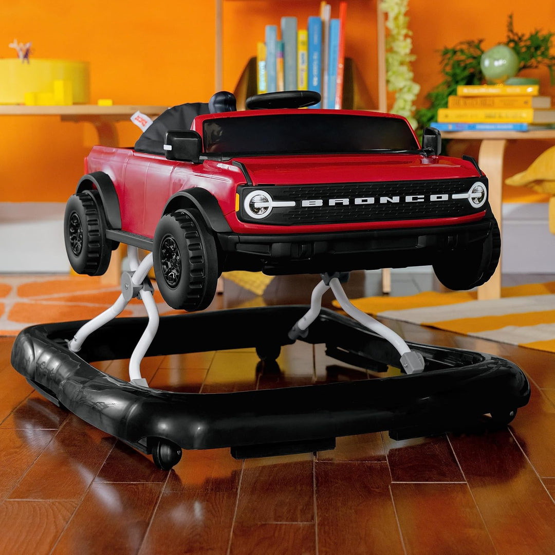 Bright Starts Ford Bronco Ways to Play 4-in-1 Baby Lauflernwagen, Race Red, Unisex, 6 Monate + Race