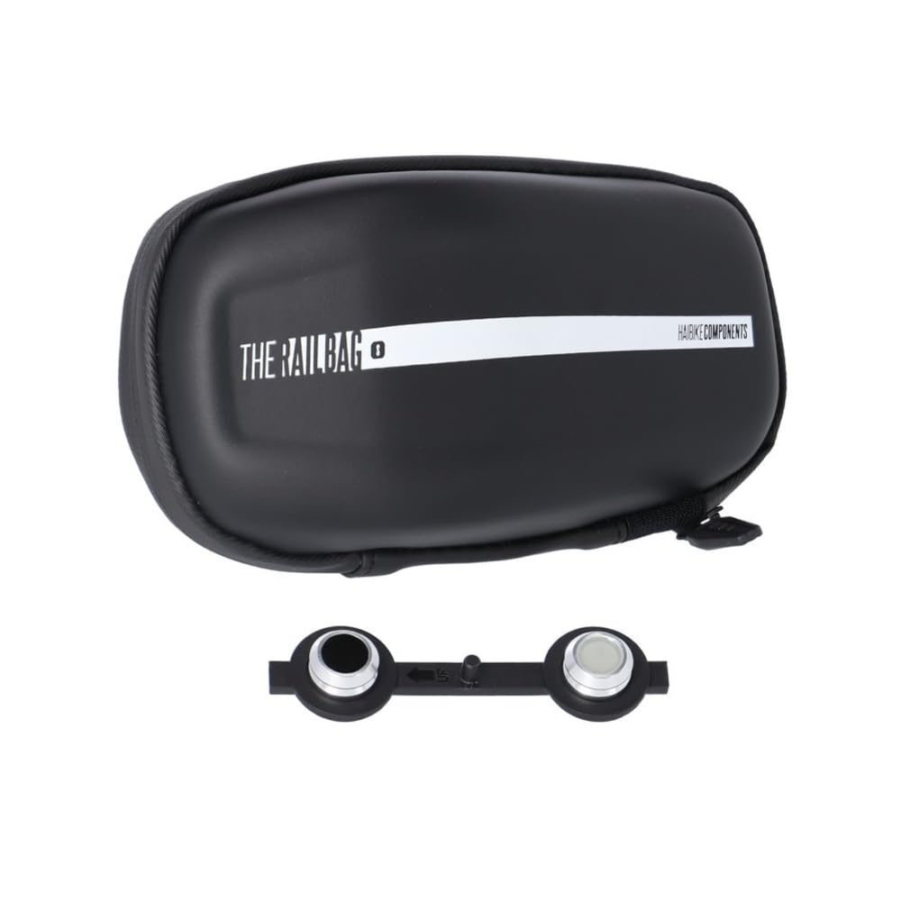 HAIBIKE MRS The Railbag S Tasche-Set inkl The Rail Adapter & FidLock, schwarz (1 Set)
