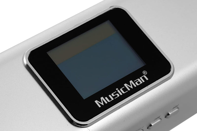 Musicman MA Soundstation Stereo-Lautsprecher mit integriertem Akku und LCD Display (MP3 Player, Radi