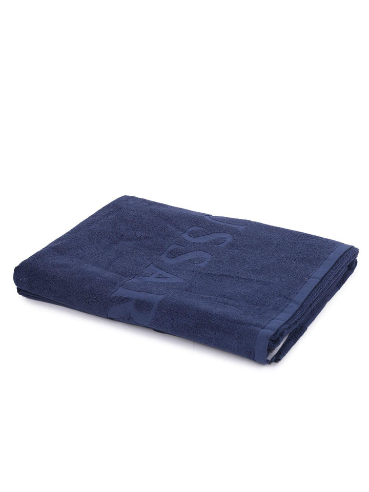 Trussardi Strandtuch für Schwimmbad oder Spa, Baumwollschwammstoff mit Logo, 170 x 90 cm (ungefähr),