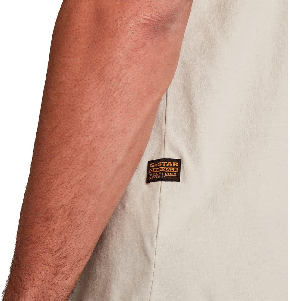 G-Star Herren Lash Sports Graphic Relaxed T-Shirts XS Beige (Whitebait D16396-b353-1603), XS Beige (