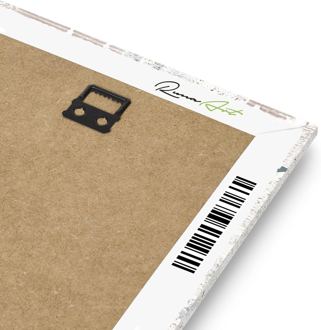 Runa Art Wandbilder Home Vintage 5 Teilig Bild auf Vlies Leinwand Deko Wohnzimmer Mit Spruch Beige B