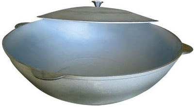 Kazan Asien Topf Tatarskij mit Deckel Kasan WOK 15 L Aluguss