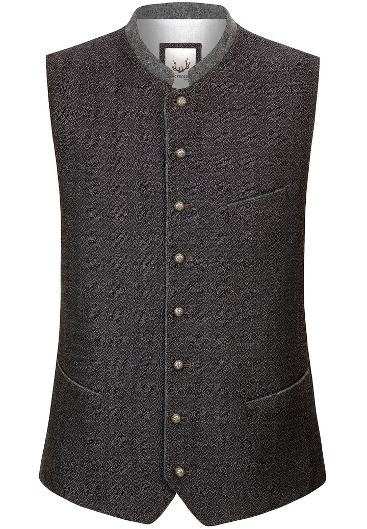 Stockerpoint Herren Weste Pino Trachtenweste 50 Grau, 50 Grau