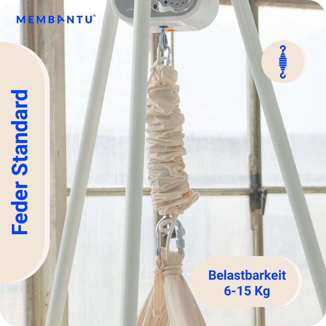 Membantu Babywiegen Feder für Federwiege (6-15 kg) | Schwingfeder Hängewiege Zubehör | Sanftes wiege