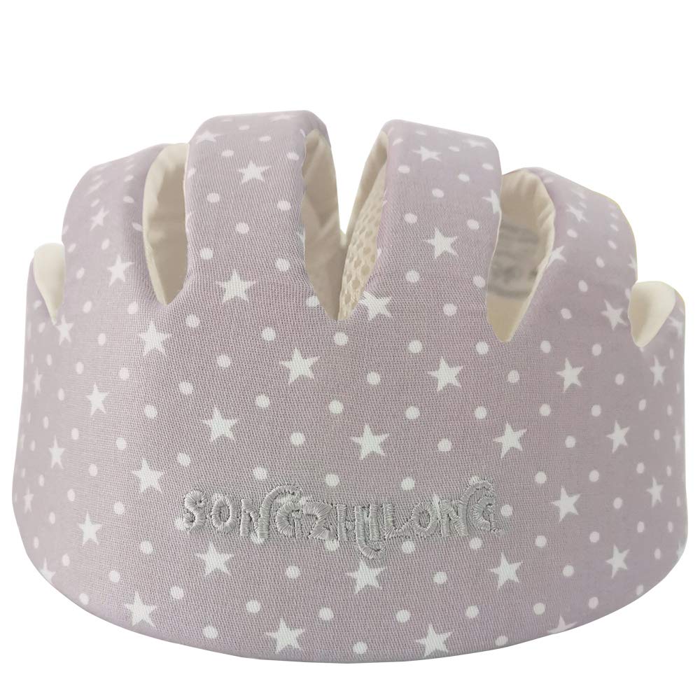 IULONEE Baby Helm Kleinkind Schutzhut Kleinkind Kopfschutz Baumwolle Hut Kleinkind Verstellbarer Sch