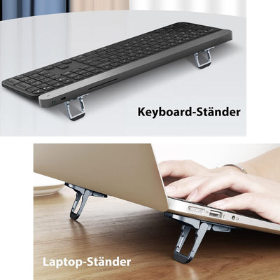 Nillkin Mini Laptopständer, Faltbarer Unsichtbar Laptop Halterung, Verstellbarer Notebook Ständer mi