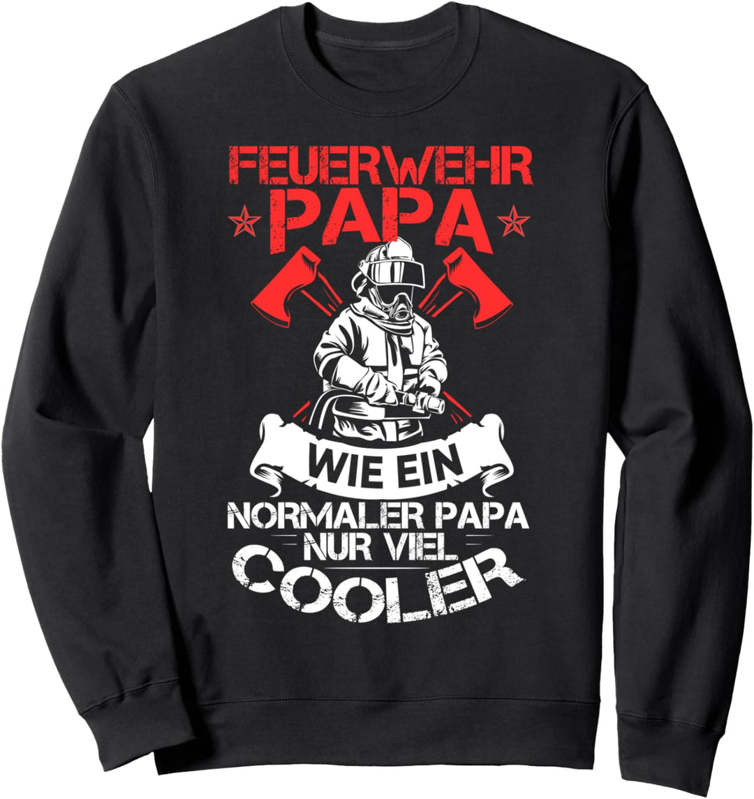 Feuerwehrmann Verkleidung Feuerwehr Kostüm Feuerwehr Vater Sweatshirt