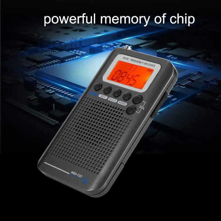 Bewinner Air Band Radio Receiver, Tragbares FM AM CB SW Radio mit Verlängerter Antenne, Breitfrequen