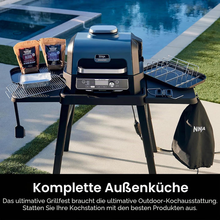 Ninja XSKCOVERXL Woodfire Premium Grillabdeckung Pro, kompatibel mit OG800- und OG900-Serien, UV- un