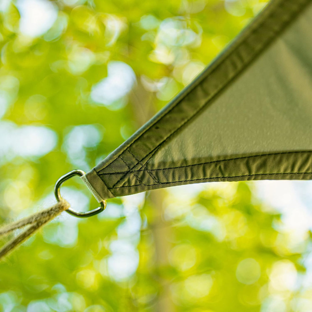 Lumaland Sonnensegel Quadrat | 3 x 3 Meter Wetterbeständiger Sonnenschutz inkl. Befestigungsseile |