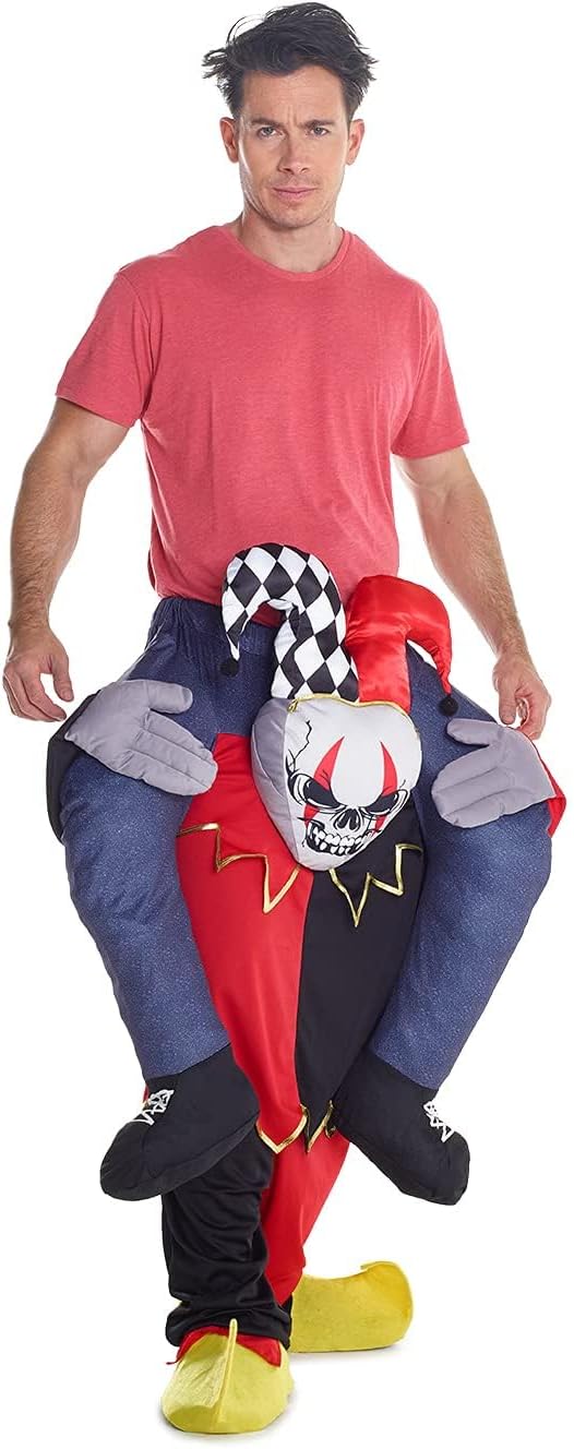 Morph MCPBJE Huckepack Kostüm Costumes, Hofnarr, Einheitsgrösse, Hofnarr