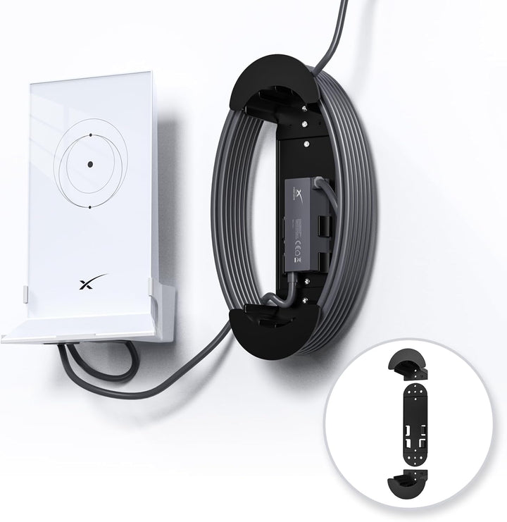 EDUP Starlink Ethernet-Kabelhalter mit Adapterhalter, wandmontierbare Ethernet-Kabelbox, Starlink-In