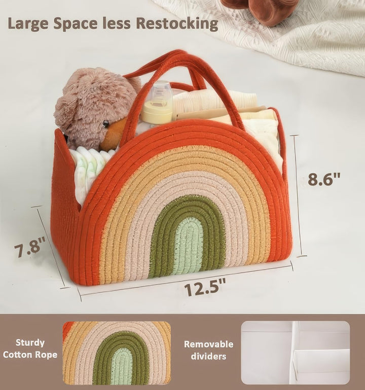 Baby Windel Caddy Organizer, Windel Organizer, Tragbarer Wickelorganizer, Wickelorganizer mit wechse