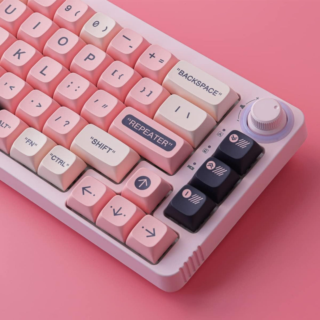 PBT Keycaps 150 Tasten Custom Pink XDA Keycaps Set für Cherry Gateron MX Switches ANSI Layout Mechan