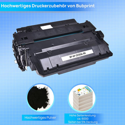 Toner kompatibel als Ersatz für HP 55A CE255A für Laserjet P3010 P3011 P3015 P3015DN P3015N P3015X P