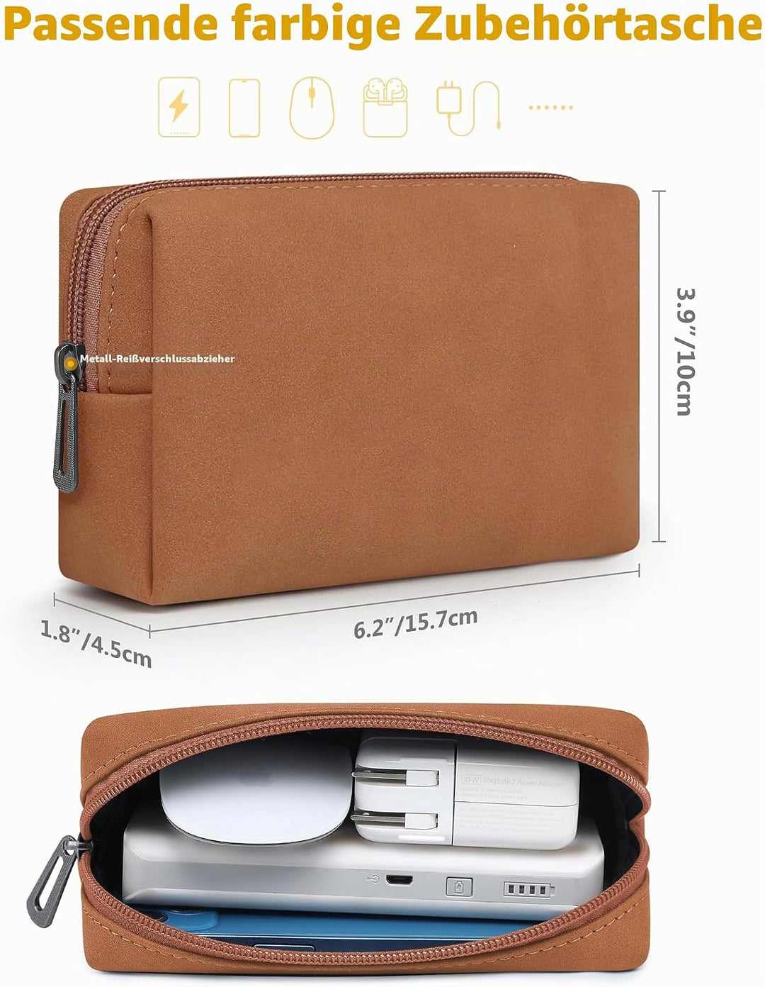 HYZUO 13,3-14 Zoll Laptop Hülle Tasche mit Standfunktion für MacBook Pro 14 M5/M4/M3/M2/M1 2026-2021