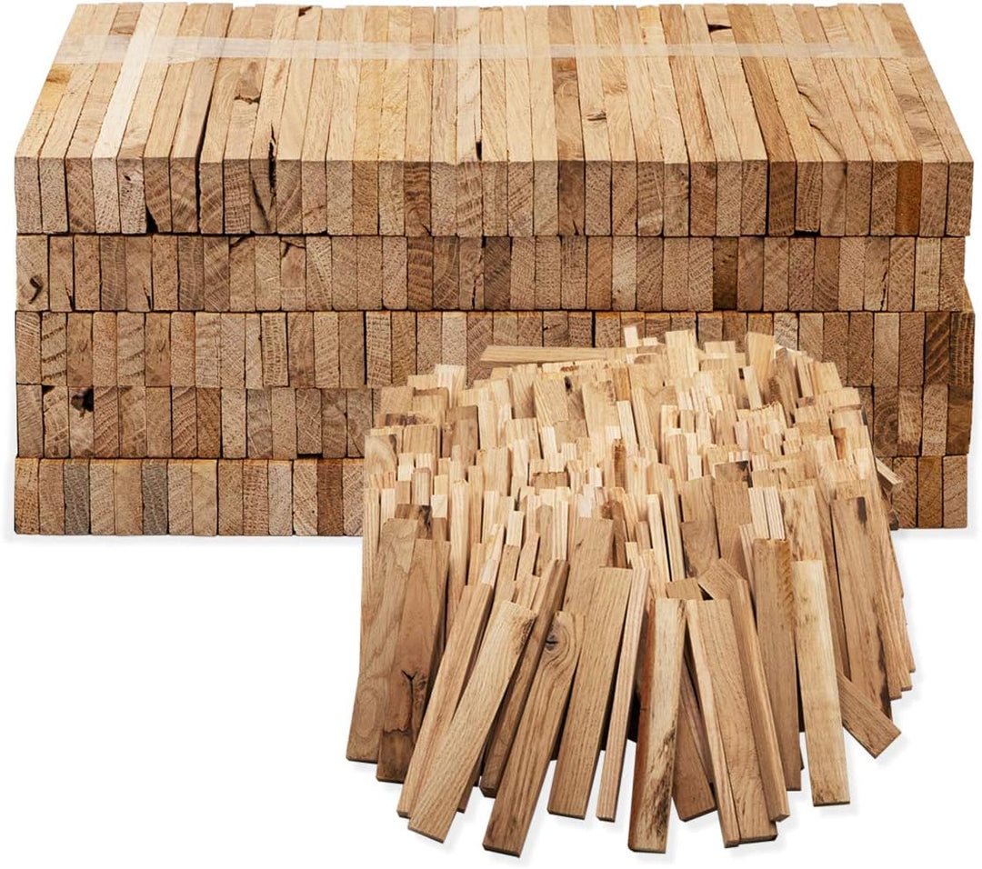 Aleko Premium 3,7 kg Brennholz BZW. Holzkohle - Anzünder aus Eichenholz, Bio Kaminanzünder, für Gril