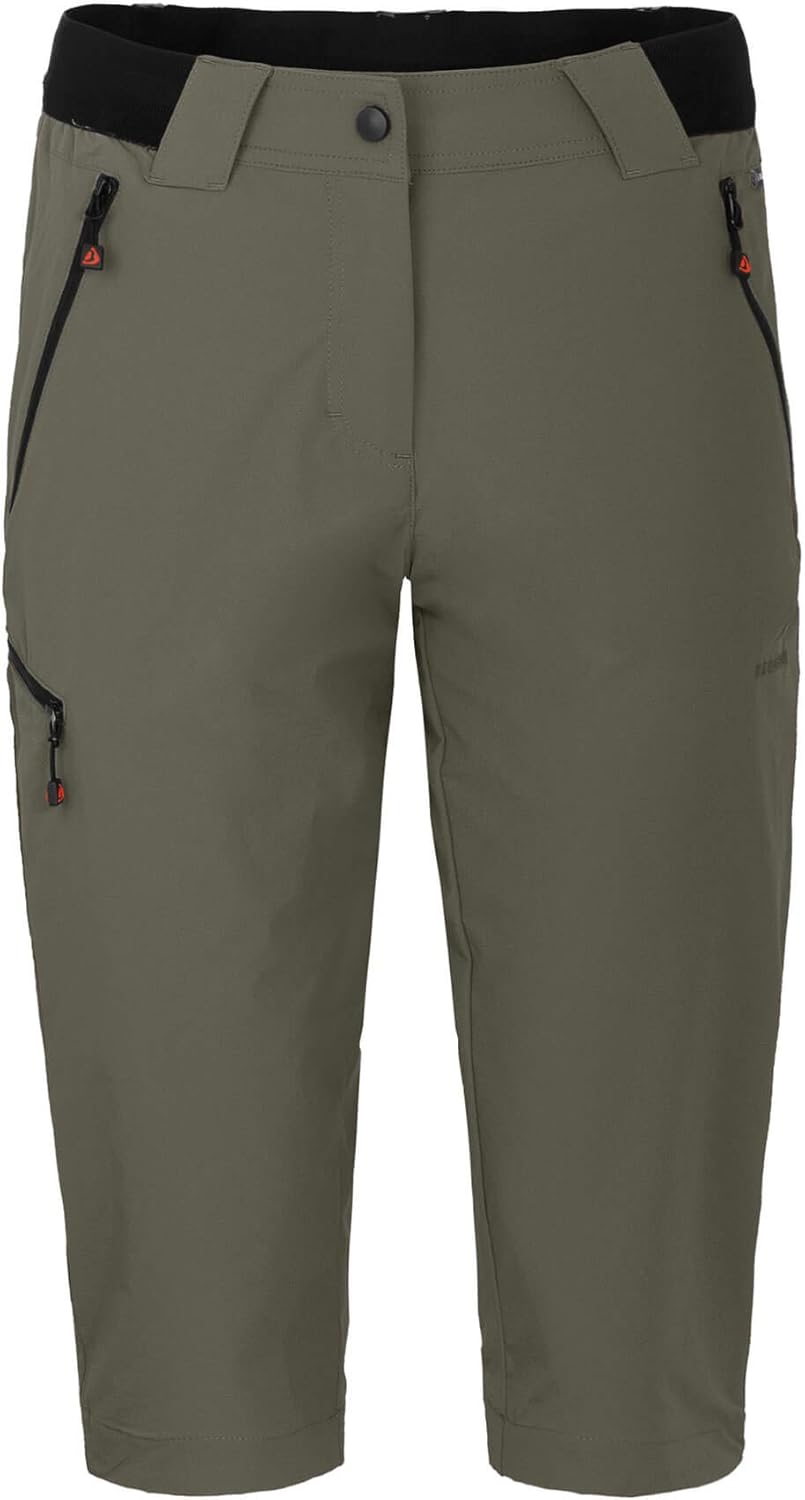 Bergson VIDAA Comfort Capri (Slim) | Damen 3/4 Wanderhose, leicht, strpazierfähig - Leichte Damen 3/