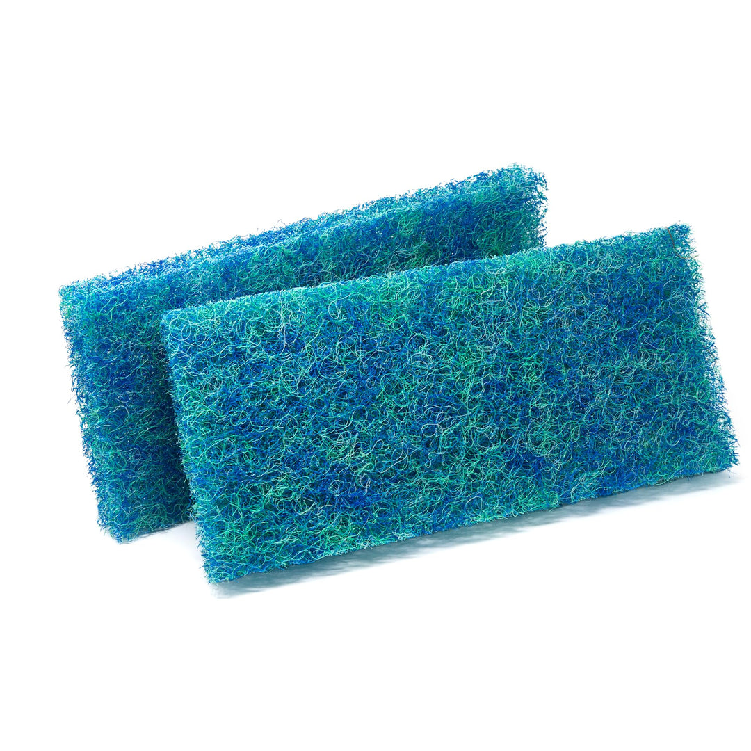 VIALIA Japanmatten 2er Set in blau, Ersatzteil für CBF-350B Kammerfilter, Biomatte zur groben Filter