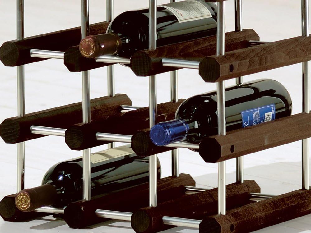 Foppapedretti 9900415615 Il Cantiniere Alluminio/Wenge Alluminio/Wengè, Alluminio/Wengè