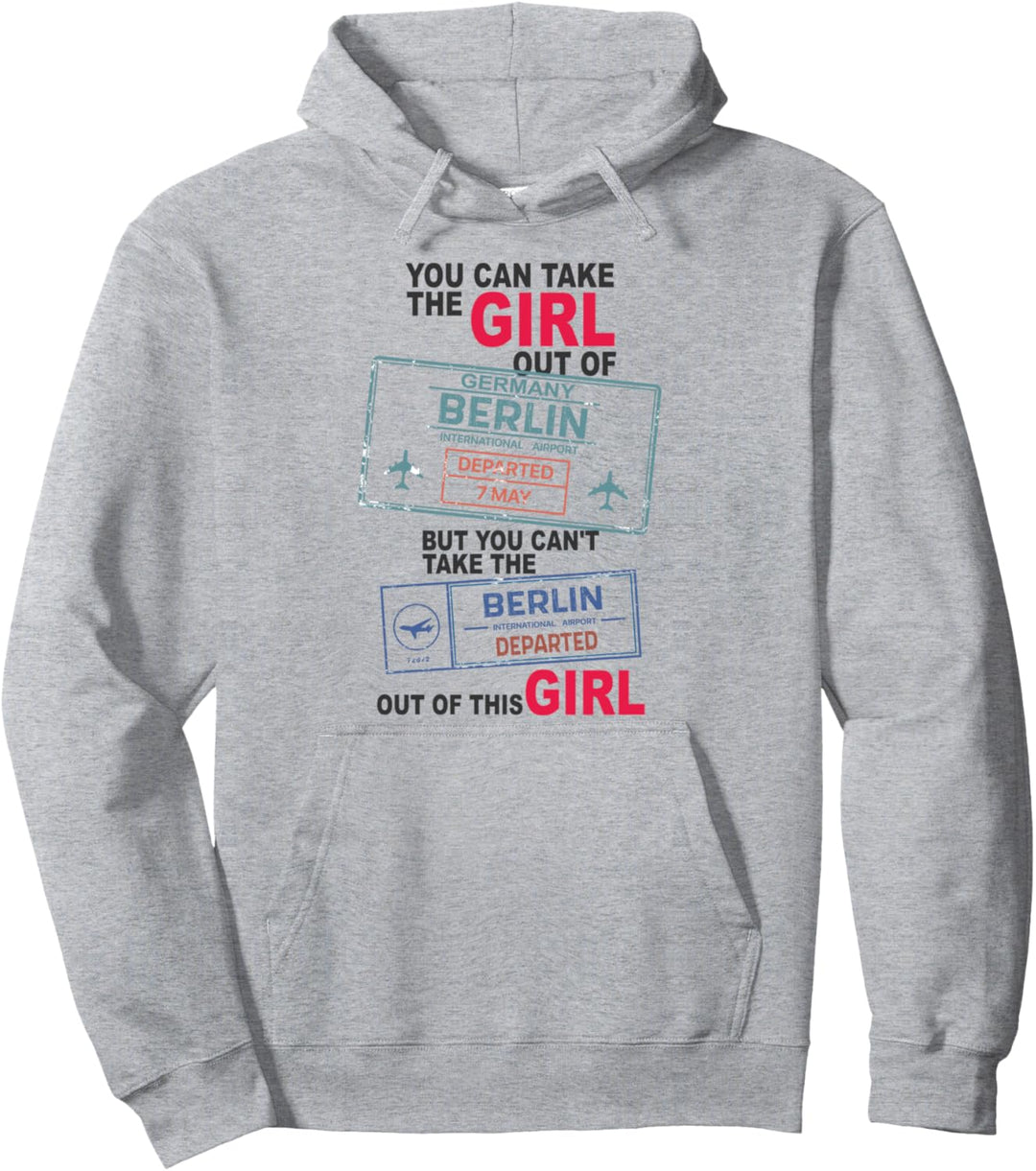 Stolze Berlin Girl - Mädchen aus Berlin Pullover Hoodie