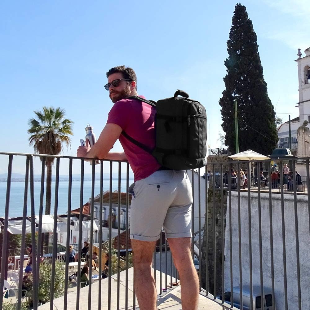 Cabin Max Handgepäck Rucksack 40x20x25 für Ryanair Reiserucksack für Flugzeug Unter Sitzplatz - Trav